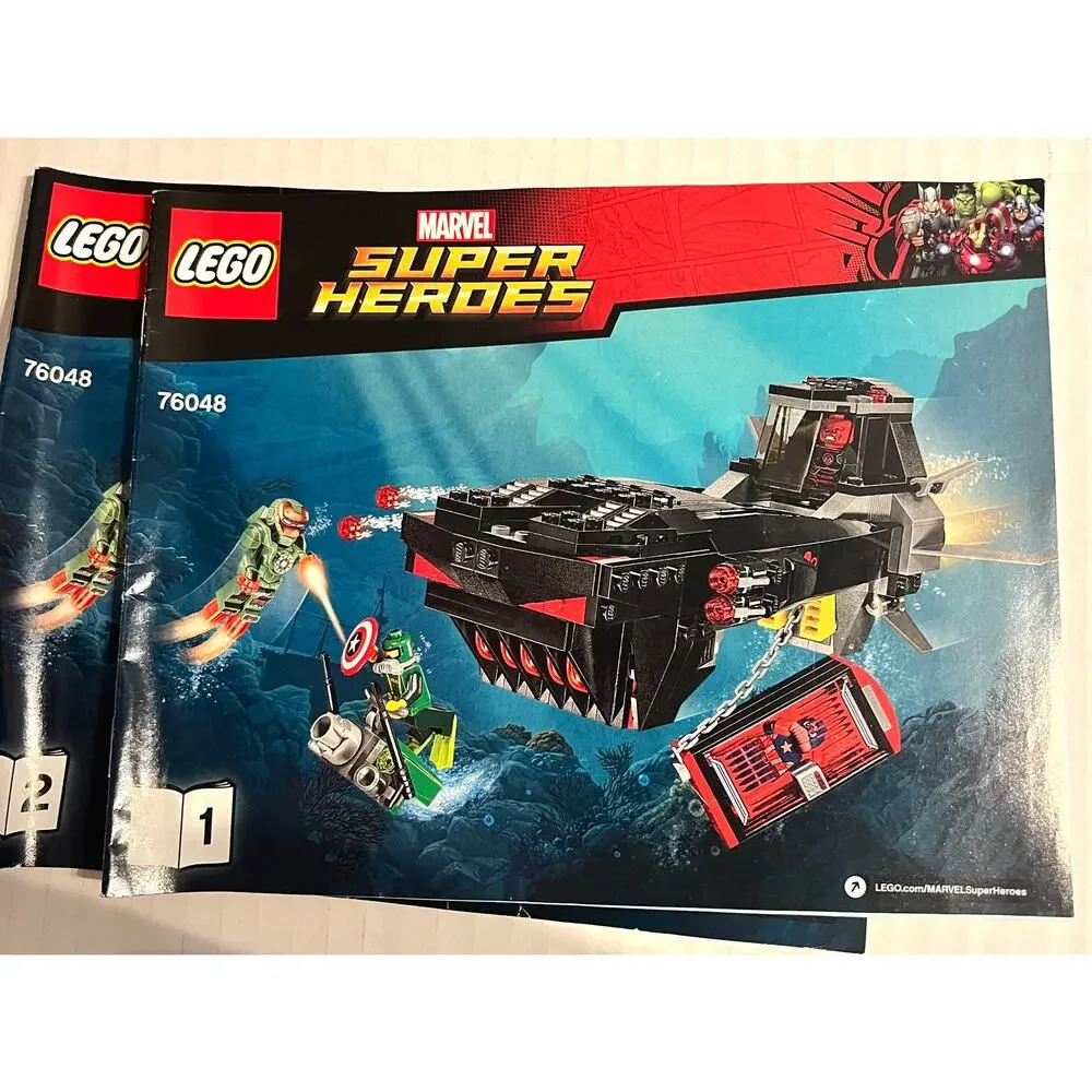 LOT of LEGO Super Heroes Instruction Manuals ONLY (no legos) Lot #4